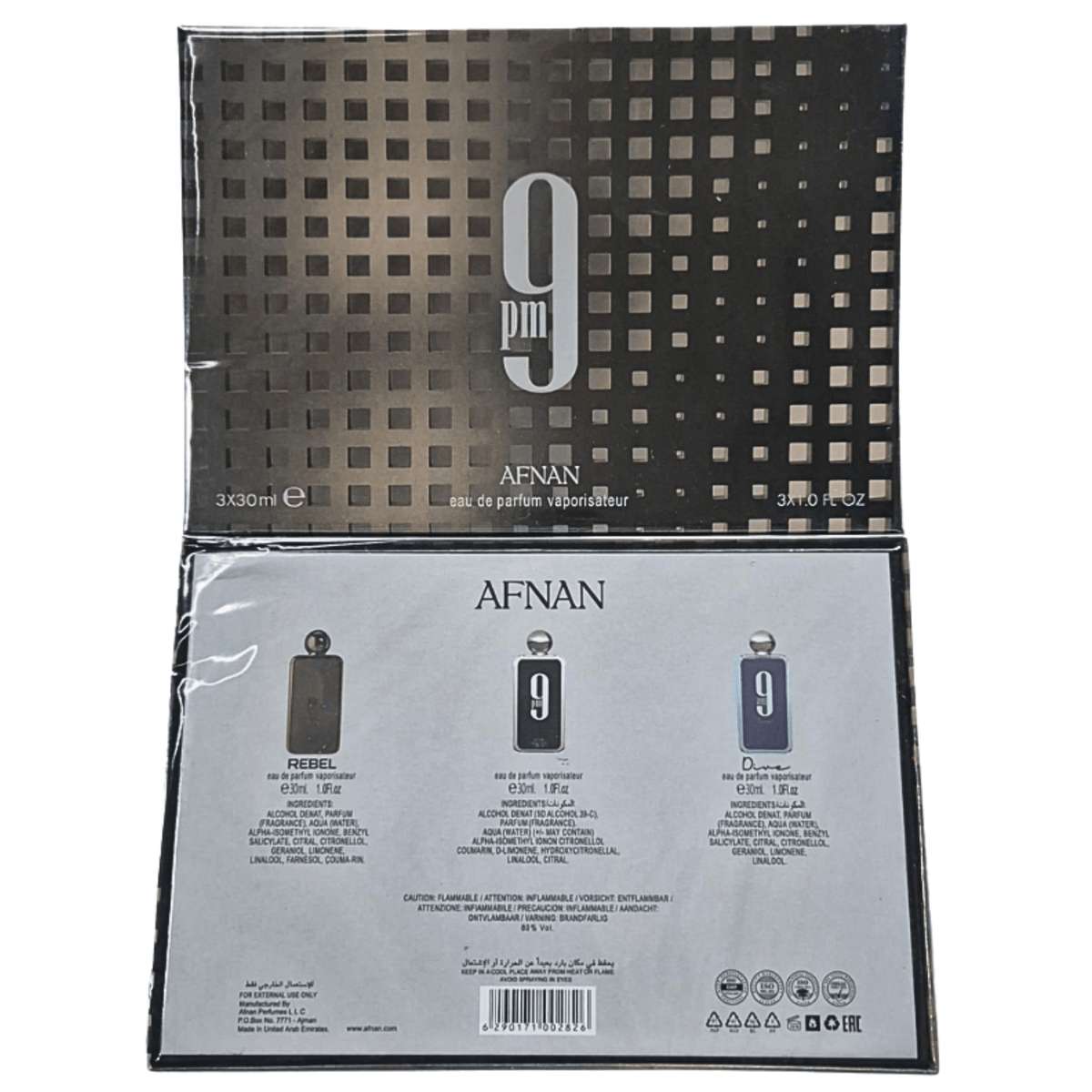 9pm By Afnan Set (3x30ml) - Serene Scent South Africa