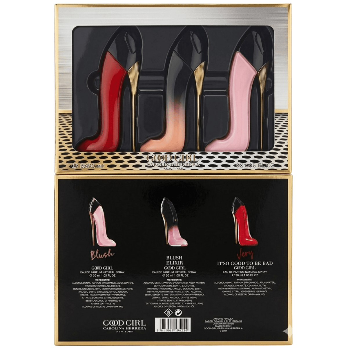 Carolina Herrera Good Girl Blush/Blush Elixir/Very Set (3x30ml) - Serene Scent South Africa