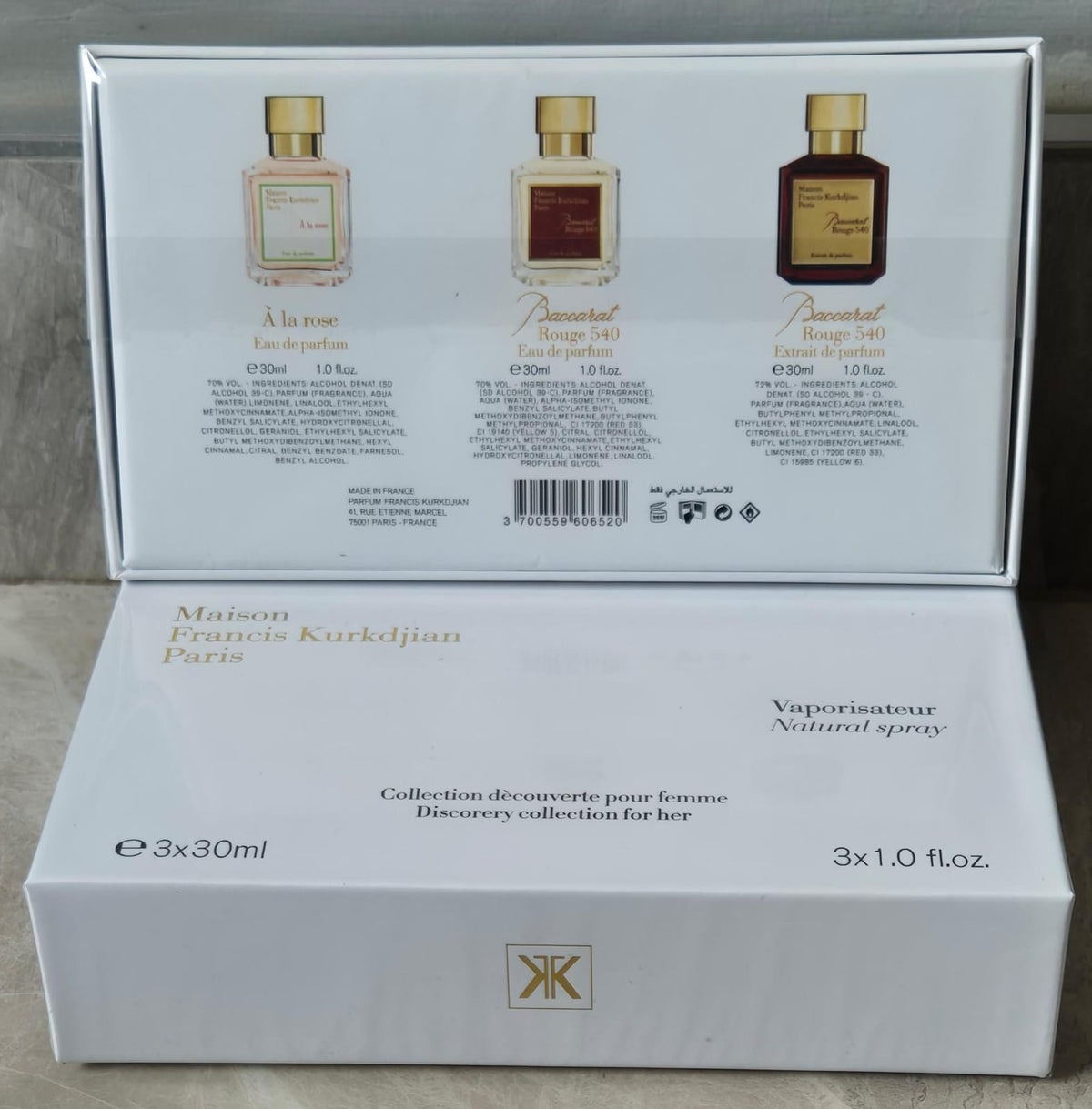Maison Francis Kurkdjian Set (3 x 30ml) - Serene Scent South Africa