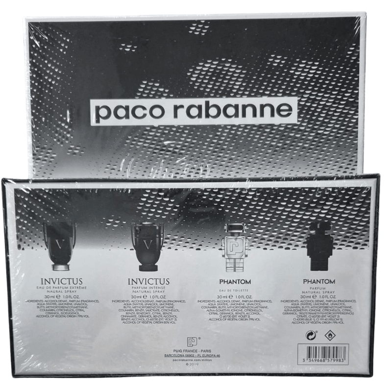 Paco Rabanne Invictus Victory/Phantom Set (4x30ml) - Serene Scent South Africa