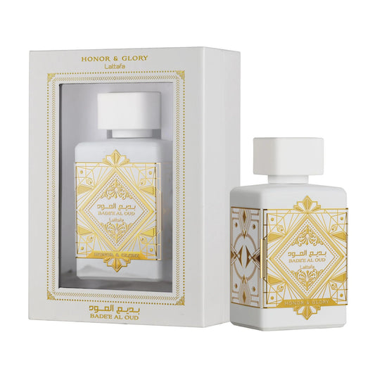 Badee Al Oud Honour & Glory By Lattafa EDP 100ml (White) - Serene Scent South Africa