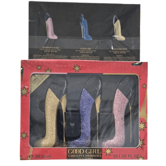 Carolina Herrera Good Girl Glitter Heel Set (Black Box) (3x30ml) - Serene Scent South Africa