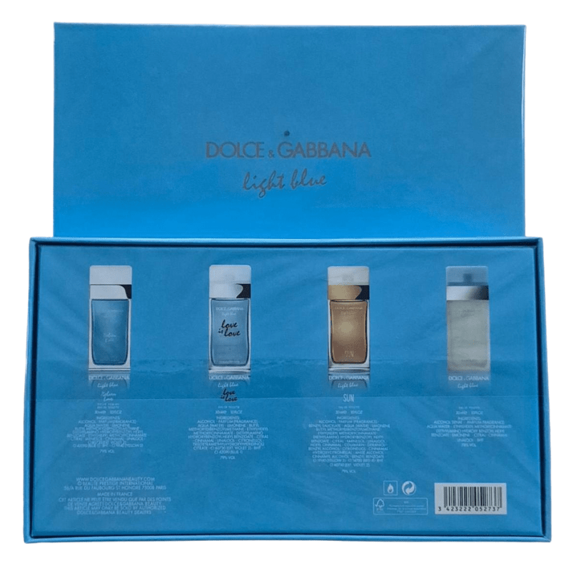 Dolce & Gabbana Light Blue Set (4x30ml) - Serene Scent South Africa