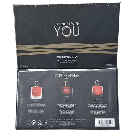 Emporio Armani Stronger With You Intensely/Parfum/Absolutely Set (3x35ml) - Serene Scent South Africa