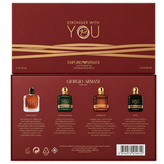 Emporio Armani Stronger With You Intensely/Sandalwood/Tobacco/Oud Set (3x35ml) - Serene Scent South Africa