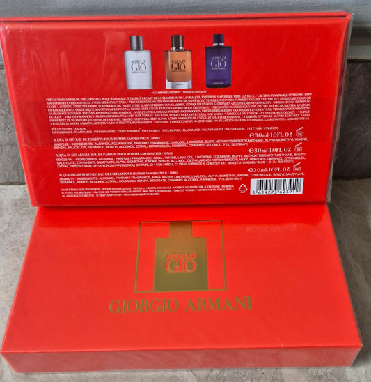 Giorgio Armani Acqua Di Gio Set (3 x 30ml) - Serene Scent South Africa