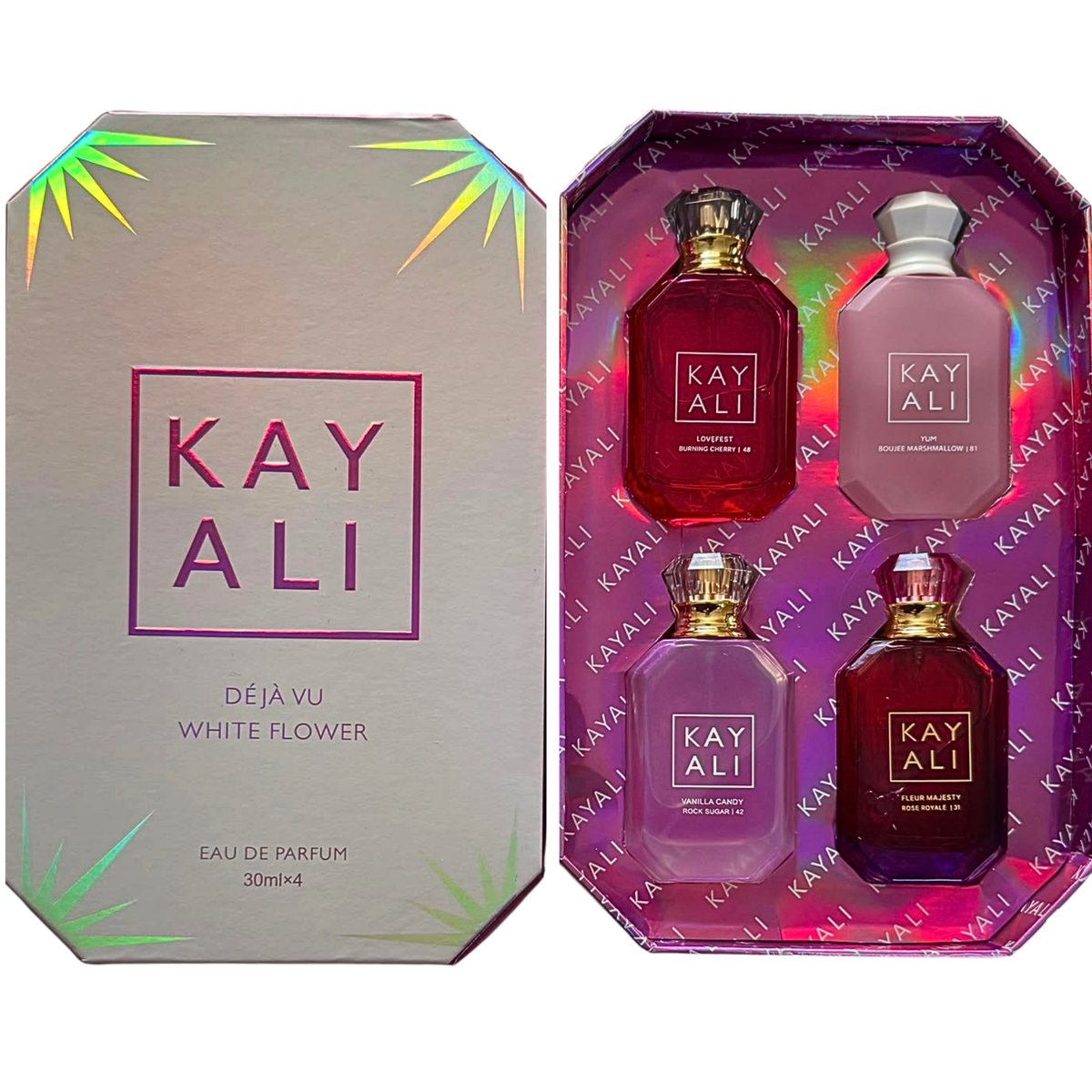 Kayali (Yum Boujee/Lovefest/Fleur Majesty/Vanilla Candy) Set (4x30ml) - Serene Scent South Africa