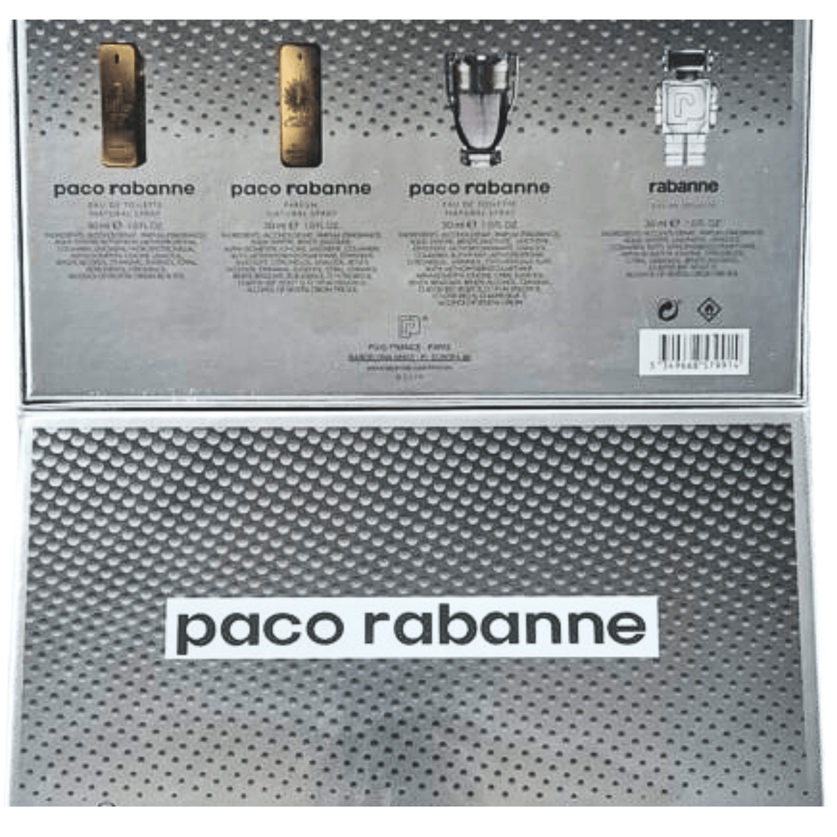 Paco Rabanne 1 Million/Invictus/Phantom Set (4x30ml) - Serene Scent South Africa