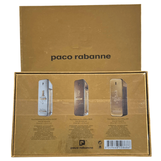Paco Rabanne 1 Million/Lucky/Prive Set (3x30ml) - Serene Scent South Africa