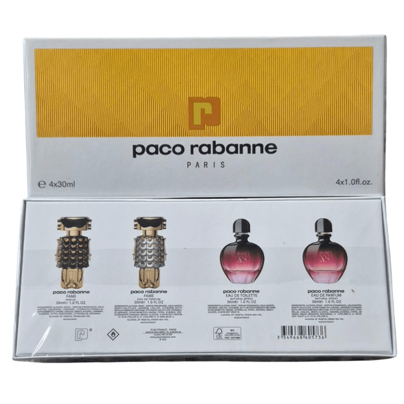 Paco Rabanne Fame/XS Set (4x30ml) - Serene Scent South Africa