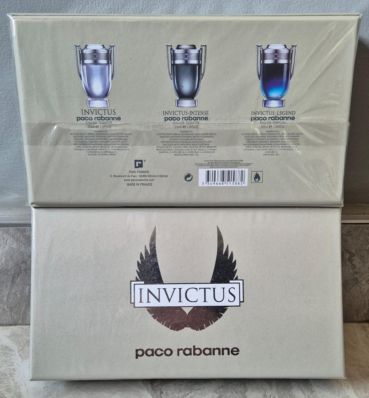 Paco Rabanne Invictus Set (3x30ml) - Serene Scent South Africa