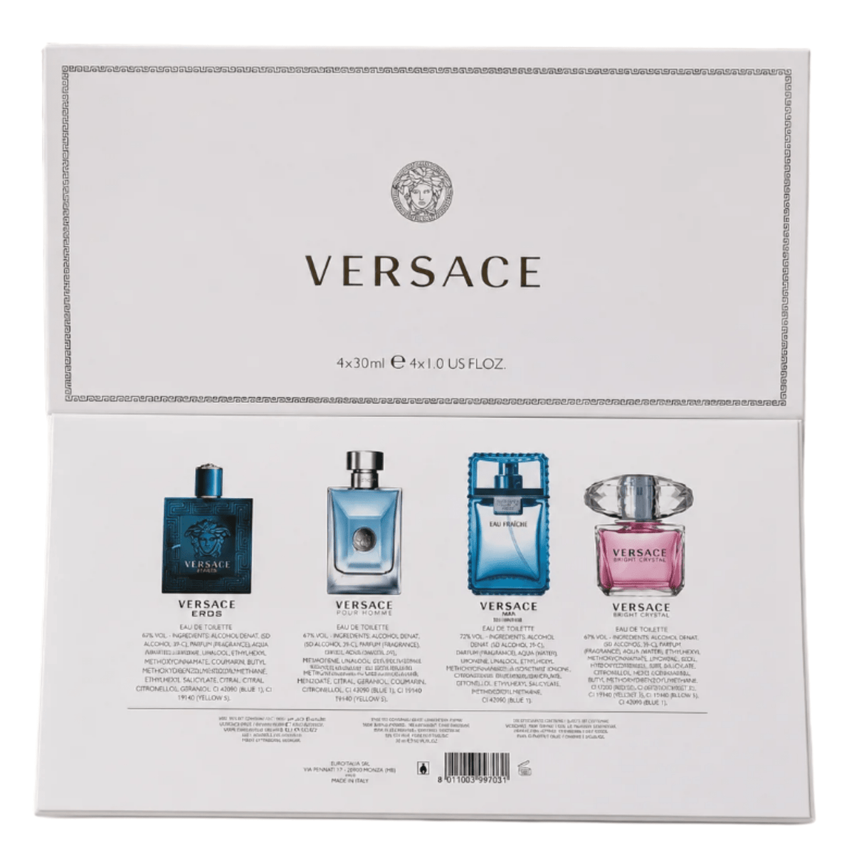 Versace Set (4x30ml) (3xMen & 1xLadies) - Serene Scent South Africa